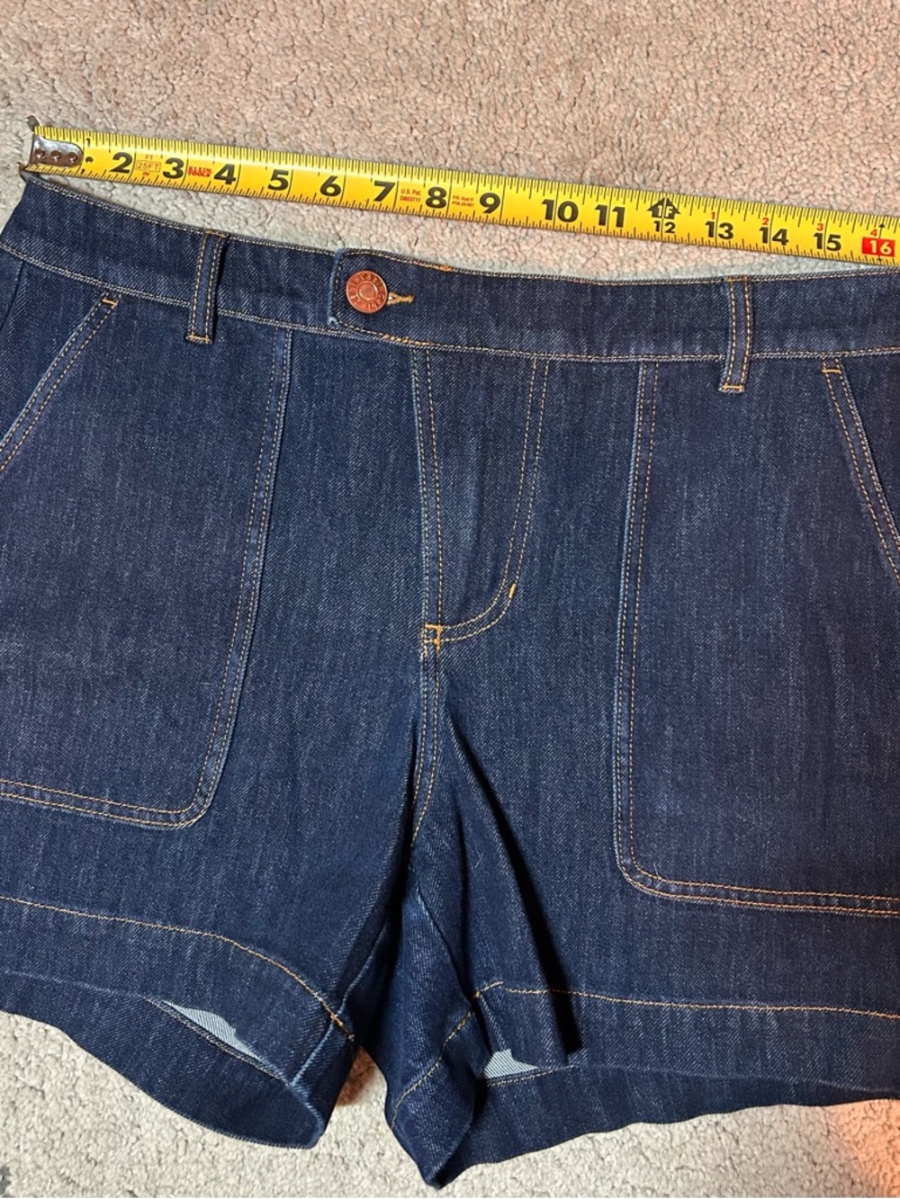 CAbi Denim Tomboy Shorts - Sz 8 - Picture 4 of 5